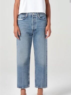 Agolde women’s 90s crop in hooked